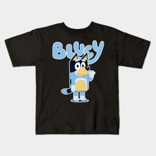 the blue dog Kids T-Shirt